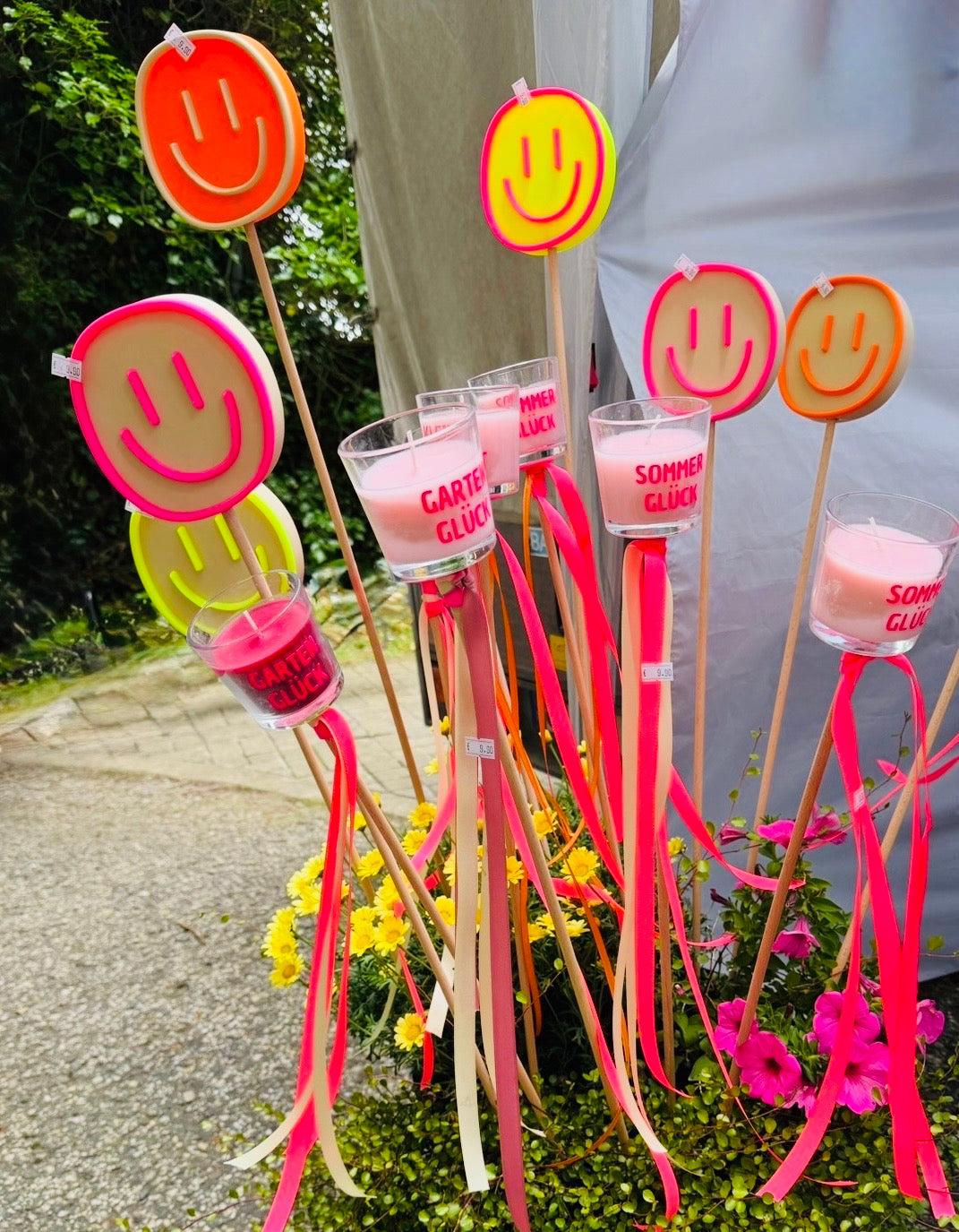 SMILEY-GARTENSTECKER