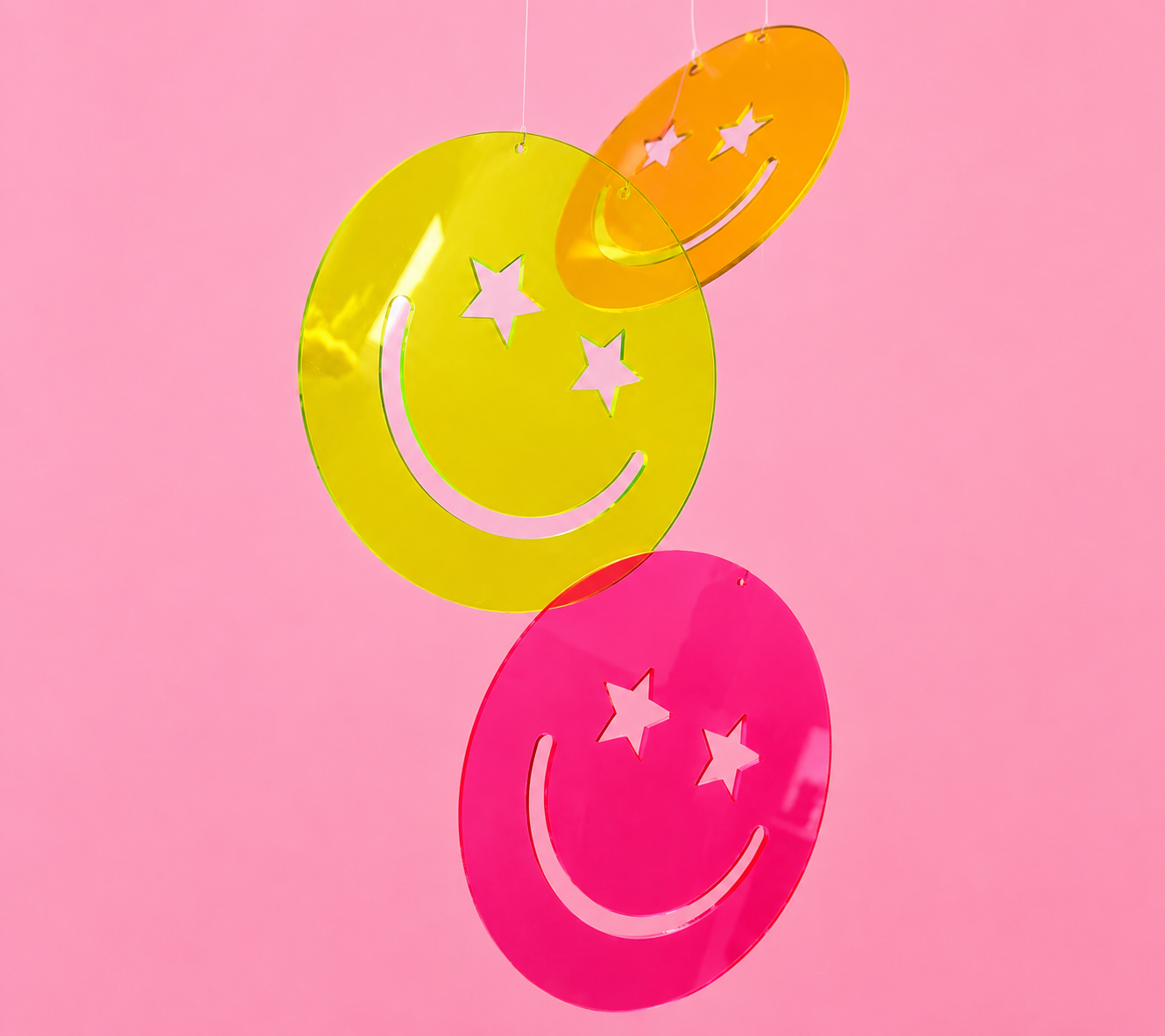 SMILEY SONNENFÄNGER FLUORESZIERENDER LICHTZAUBER