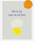 POSTKARTE „NEBEN DER SPUR WACHSEN VIEL MEHR BLUMEN“ | NEON DESIGN