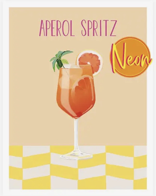 POSTKARTE APEROL SPRITZ | NEON DESIGN