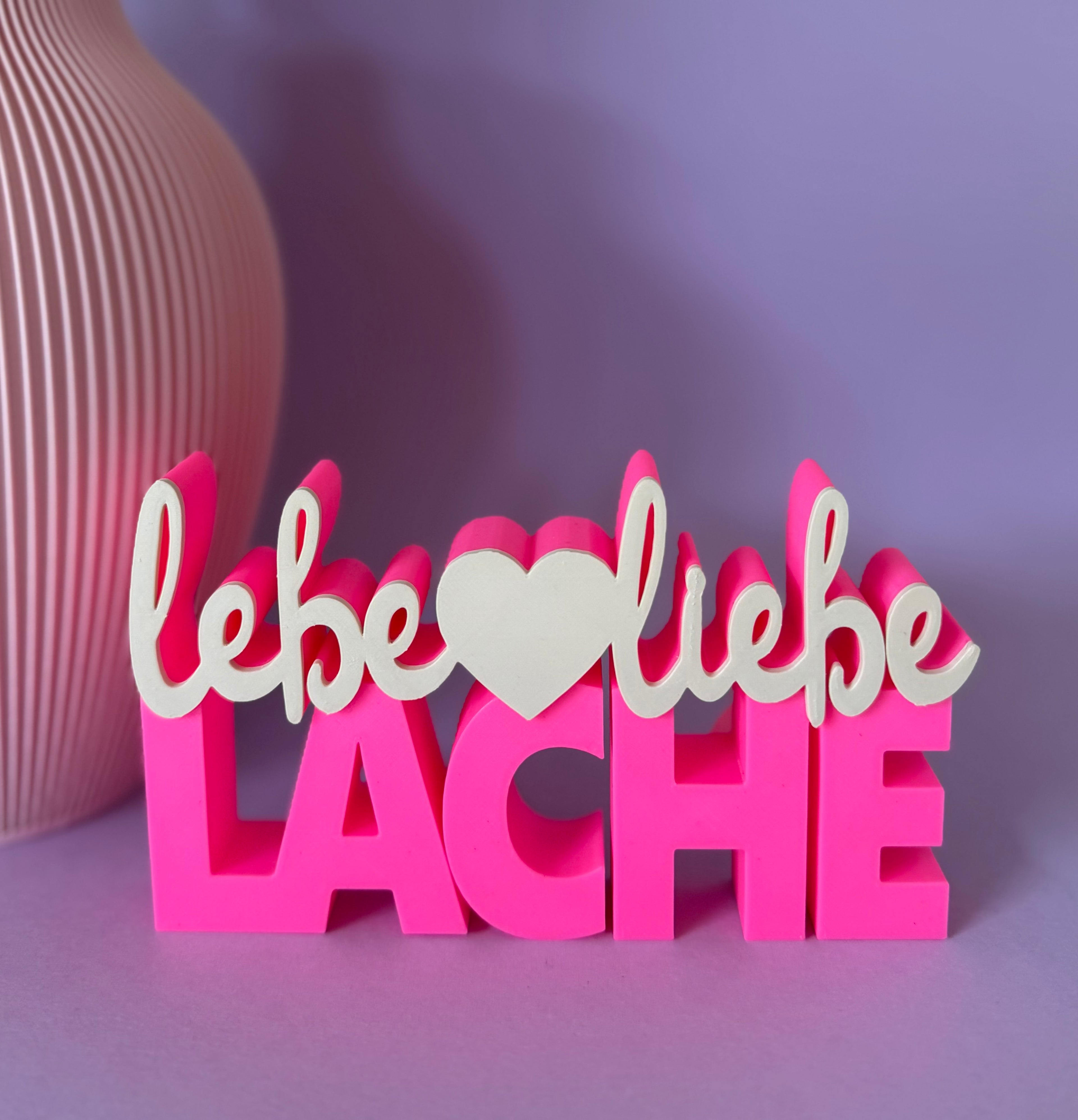 LEBE, LIEBE, LACHE STATEMENT